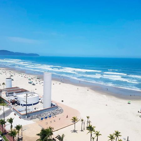Apto C Vista Incrivel Para O Mar, Praia Grande Sp المظهر الخارجي الصورة